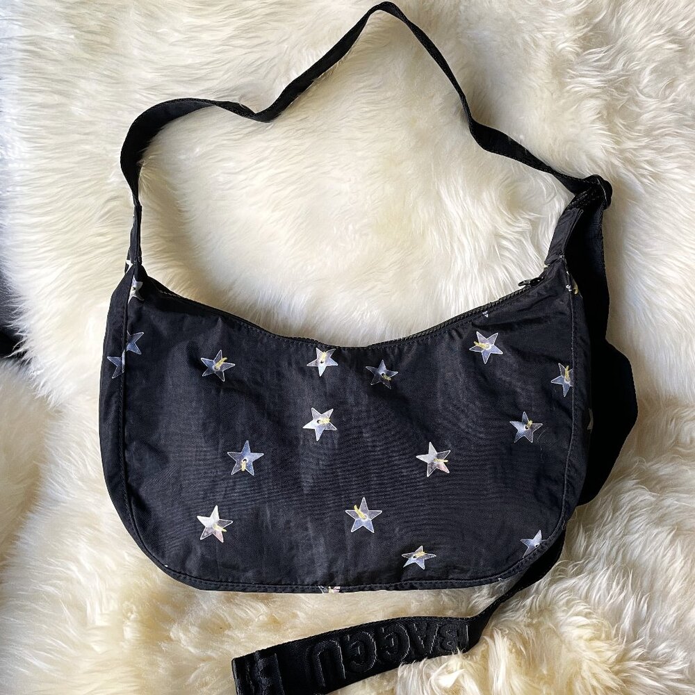 NWT Baggu Medium Crescent Bag - Stars